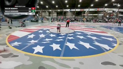 58 lbs Cons. Semi - Halle Goddard, Stillwater Wrestling Club vs Kallie Murphy, Lockwood Wrestling Club