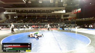 132 lbs Champ. Round 1 - EJ Sheeran, St. Mary`s vs Alexander Prostock, Inderkum