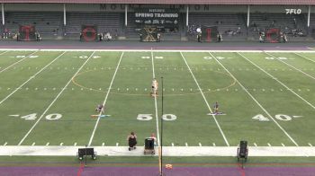 Columbus Saints Jr. Flag Line at 2025 Bluecoats Opening Night Community Celebration