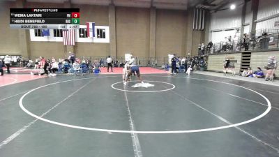 190 lbs Champ. Round 3 - Heidi Benefield, Rogers vs Wema Laktari, Lewisville Flower Mound