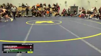 160 lbs Placement (16 Team) - Charles Brown, Hamilton Heights vs Caiden Parecdes, New Prairie
