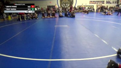 215 lbs Semifinal - Jeryn Funke, West Delaware, Manchester vs Troy Kupka, Benton Community