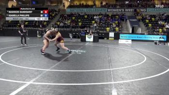 180 lbs Champ. Round 2 - Isabella Phillips, Gannon University vs Madison Sandquist, Sacred Heart