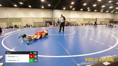 160 lbs Semifinal - Jacobo Rosales, Northern Colorado 12U vs Rhodes Molenda, POWA 12 U