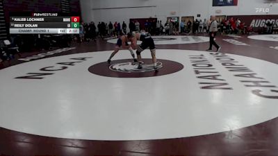 165 lbs Champ. Round 1 - Kaleb Lochner, Minnesota State Mankato vs Reily Dolan, Upper Iowa