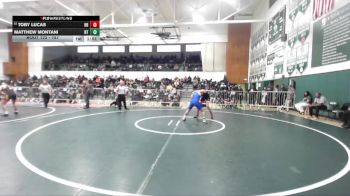 157 lbs Champ. Round 1 - Matthew Montani, North Torrance vs Toby Lucas, Huntington Beach