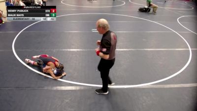 Elementary - 68 lbs Malik Mays, Simley vs Henry Pudlick, St Francis