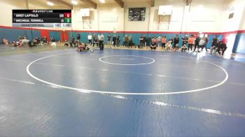 Boys 132 lbs Quarterfinal - Bret Laptalo, Christopher Boys vs Micheal Terrell, Los Gatos Boys