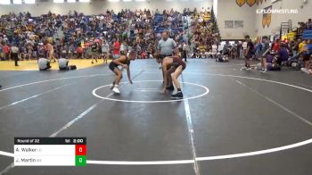113 lbs Round Of 32 - Alex Walker, Lake Gibson vs Jimmy Martin, Green Machine