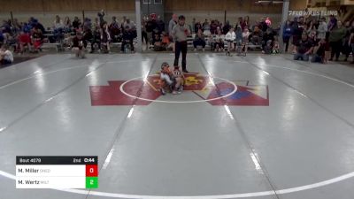 Semifinal - Malachi Miller, Oneonta vs Micah Wertz, Milton