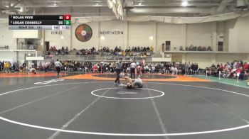 133 lbs Cons. Round 5 - Nolan Frye, Mount Union vs Logan Connolly, St. Vincent College