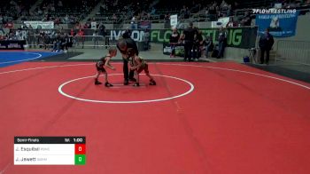 37 lbs Semifinal - Jeremiah Esquibel, Pomona Elite vs Jones Jewett, Summit