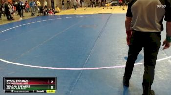 80 lbs Cons. Round 3 - Teagan Saewert, NYM (New York Mills) vs Tyson Edelbach, W-K (Wabasha/Kellogg)