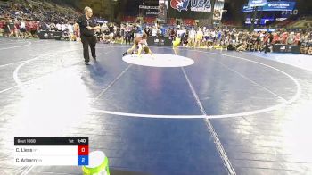 152 lbs Cons 64 #1 - Casey Liess, New York vs Christian Arberry, Indiana