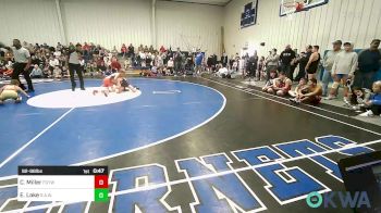 92-98 lbs Rr Rnd 1 - Caleb Miller, Fort Gibson Youth Wrestling vs Elijah Lake, R.A.W.