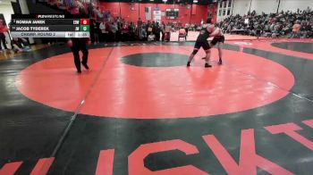 215 lbs Champ. Round 2 - Roman Janek, EDWARDVILLE (HS) vs Jacob Tyderek, Joliet (WEST)