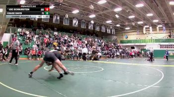 138 lbs Champ. Round 3 - Joe Schnurstein, Anderson vs Chase Davis, Perrysburg