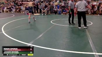 144 lbs Quarterfinal - Roman Cimorosi, Charter School Of Wilmington vs Jackson Grandel, Delaware Military Academy