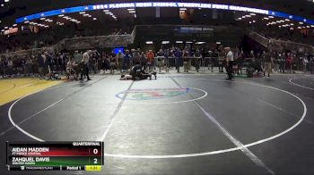 190 3A Quarterfinal - Zahquel Davis, Winter Haven vs Aidan Madden, Ft Pierce Central