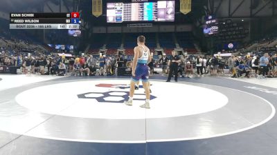 165 lbs Cons. Rd Of 16 - Evan Schibi, Connecticut vs Reed Wilson, Missouri