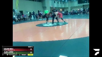 157 lbs Round 1 (6 Team) - Julian Bell, Pasco Wolfpack vs Alex Lopez, Alabama Elite Black