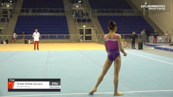Team China Seniors - Floor, Official Training - 2019 City of Jesolo Trophy