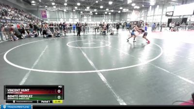 97 lbs Cons. Round 2 - Benito Medelez, Hermiston Wrestling vs Vincent Hunt, Moses Lake WC