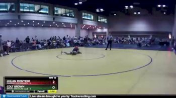 120 lbs Round 7 (10 Team) - Julian Montero, Maximum Performance vs Colt Brown, Braves Wrestling Club