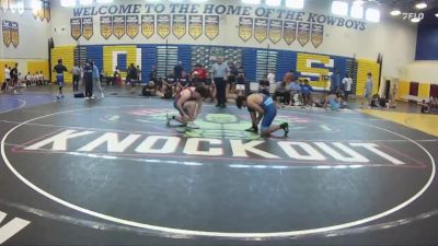 190 lbs Round 7 (8 Team) - Ayden Lombardo, Wellington vs Joshua Calderon, SOWA /HWC