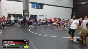 52 lbs Quarterfinal - Judah Daniel, Pelion Youth Wrestling vs Gabryel Baxley, West Wateree