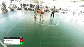 130 lbs Round Of 16 - Aaliyah Samano, Chino WC vs Isabella Sanchez, Team Quest