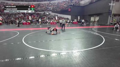 84 lbs Champ. Round 2 - Miles Maes, De Pere vs Uriah Kaiser, Stratford