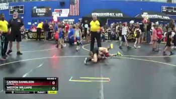 70 lbs Round 4 (6 Team) - Camden Danielson, Olympia vs Weston Williams, Missouri Gold
