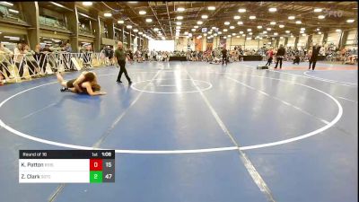 230 lbs Round Of 16 - Kaiden Patton, Rebellion Uprising vs Zach Clark, Team Gotcha