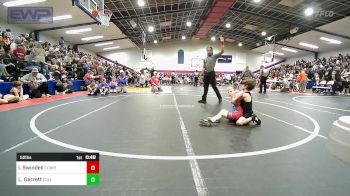 52 lbs Round Of 32 - Isaac Swindell, Cowboy Wrestling vs Liam Garrett, Collinsville Cardinal Youth Wrestling