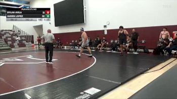 285 lbs 2nd Wrestleback (16 Team) - Jaiden Lopez, Imperial Valley College vs Dylan Avila, Santa Ana