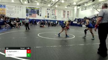 189 lbs Semifinal - Behnaz Agahzadeh, Los Osos vs Jade Seitz, San Dimas