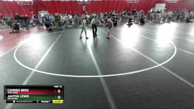 84 lbs Cons. Semi - Jaxton Lewis, Wisconsin vs Camden Berg, Wisconsin
