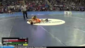 160 lbs Cons. Round 2 - Landon Schumacher, Linton HMB vs Ashton Frei, Killdeer