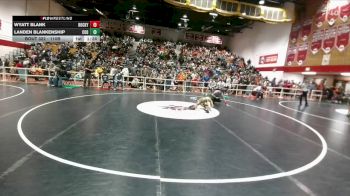 110B Quarterfinal - Wyatt Blank, Rocky Mountain Middle School vs Landen Blankenship, Cody Middle School