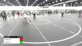 116 lbs Consi Of 8 #1 - Kash Preciado, Live Training vs Austin Parker, Aniciete TC