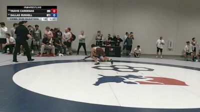 70 kg Cons. Sub-quarters - Travis Cardenas, Southwest Wrestling Academy vs Dallas Russell, Minion Training Center