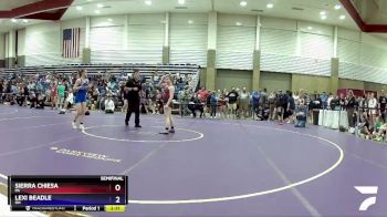 117 lbs Semifinal - Sierra Chiesa, PA vs Lexi Beadle, OH