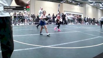 64 lbs Consi Of 8 #1 - Adaline Lozano, Spartan Club vs Zara Barry, Inland Elite WC