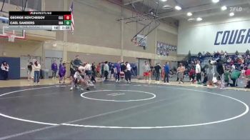 141 lbs Cons. Round 1 - George Kovchegov, Clackamas Community College vs Cael Sanders, Unattached
