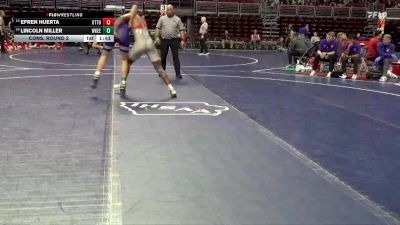 3A-157 lbs Cons. Round 2 - Efren Huerta, Ottumwa vs Lincoln Miller, Waukee