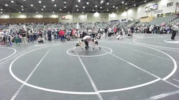 46 lbs Consi Of 8 #1 - Jameson Ullom, Crater Mat Club vs Deacon Abrams, Argonaut Jr Mustangs