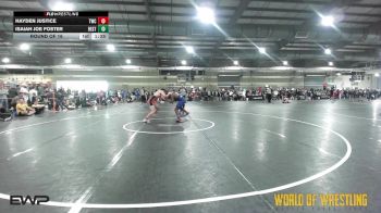 175 lbs Round Of 16 - Hayden Justice, Tahlequah Wrestling Club vs Isaiah Joe Foster, Best Trained Wrestling
