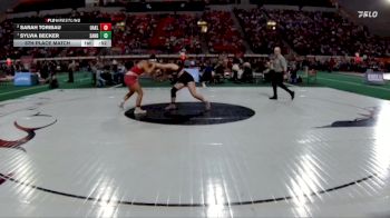 G 165 lbs 5th Place Match - Sylvia Becker, Sandpoint vs Sarah Toribau, Oakley