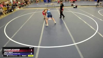 165 lbs Quarterfinal - Zachary Schaefer, PI Panthers Wrestling Club vs Jack Wolf, Grand Rapids Screaming Yetis Wrestling Club